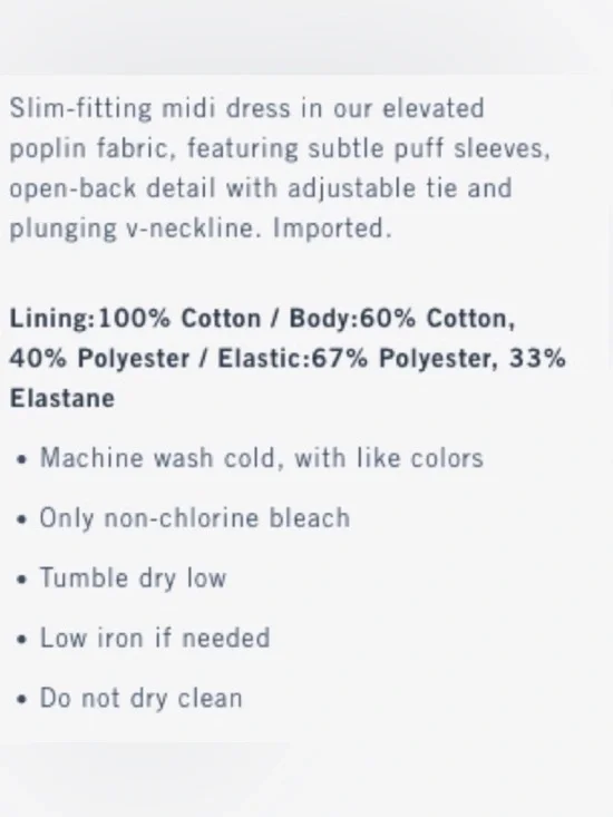 Abercrombie & Fitch Puff Sleeve Floral Poplin Dress - Picture 5 of 5